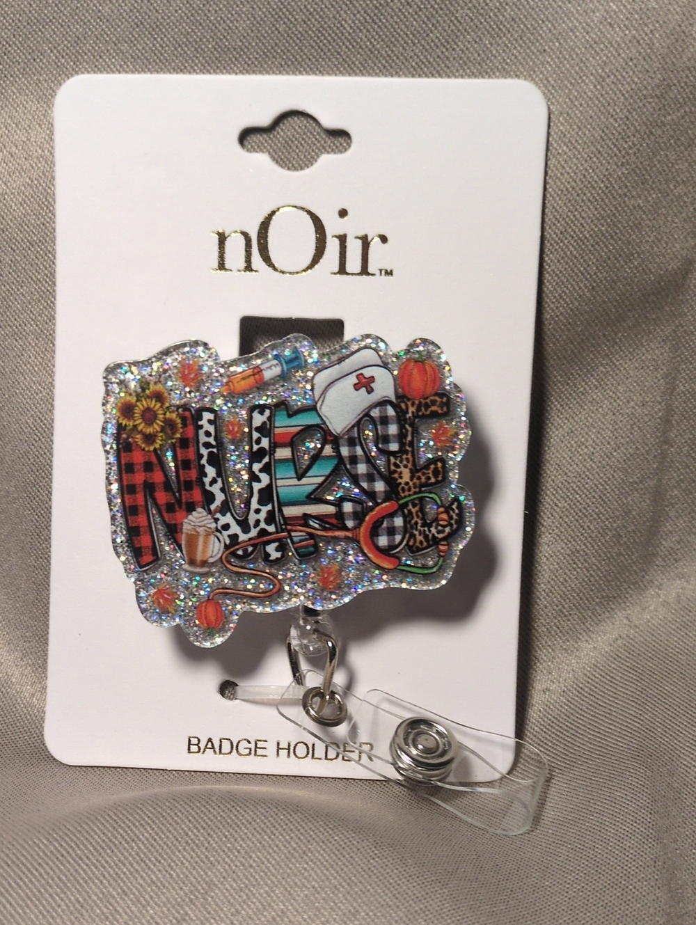 nOir Nurse Badge Reel